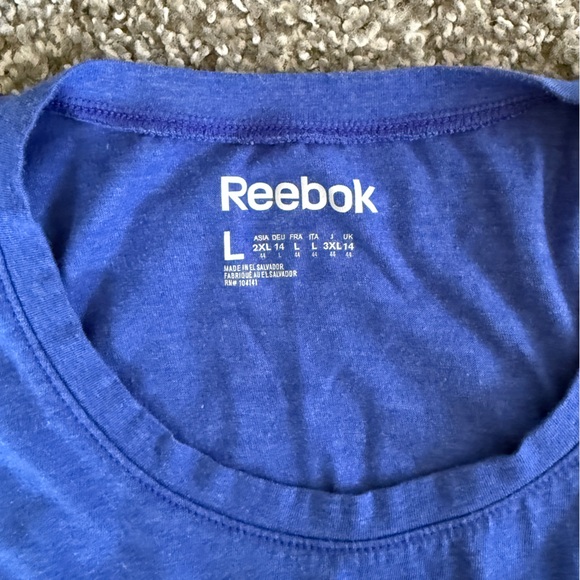 Reebok Blue Racerback Tank Top - Picture 3 of 3